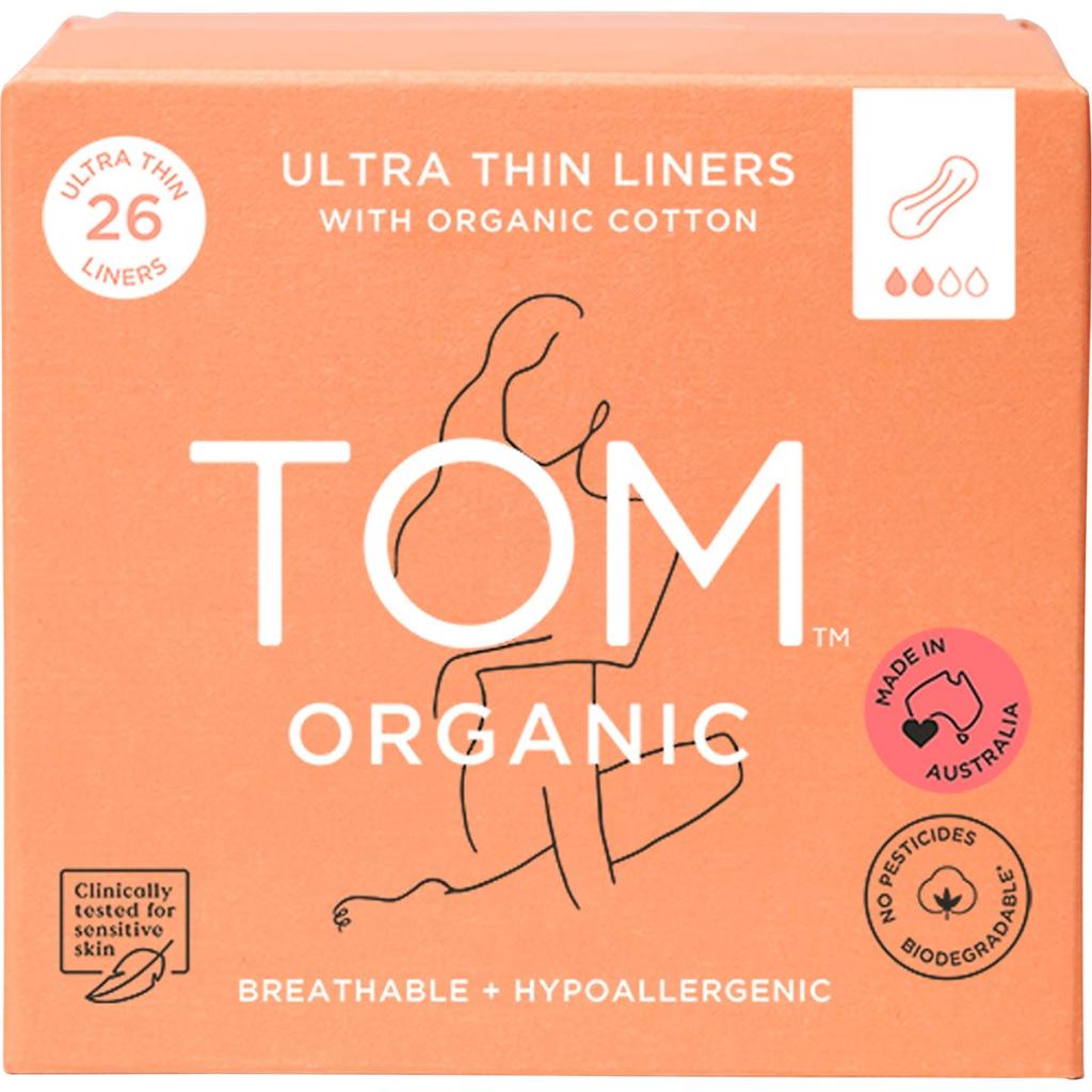 Tom Organic - Panty Liners Wrapped Ultra Thin Liners for Everyday