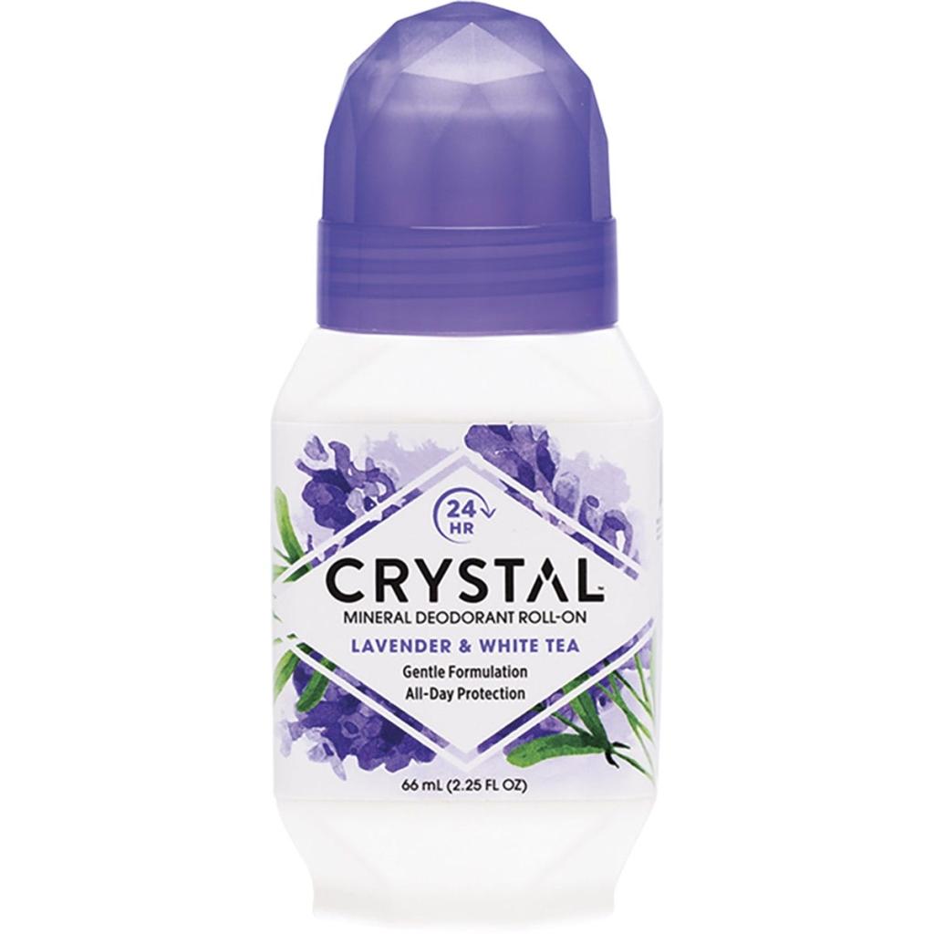 Crystal Essence - Roll-On Deodorant Lavender & White Tea 66ml