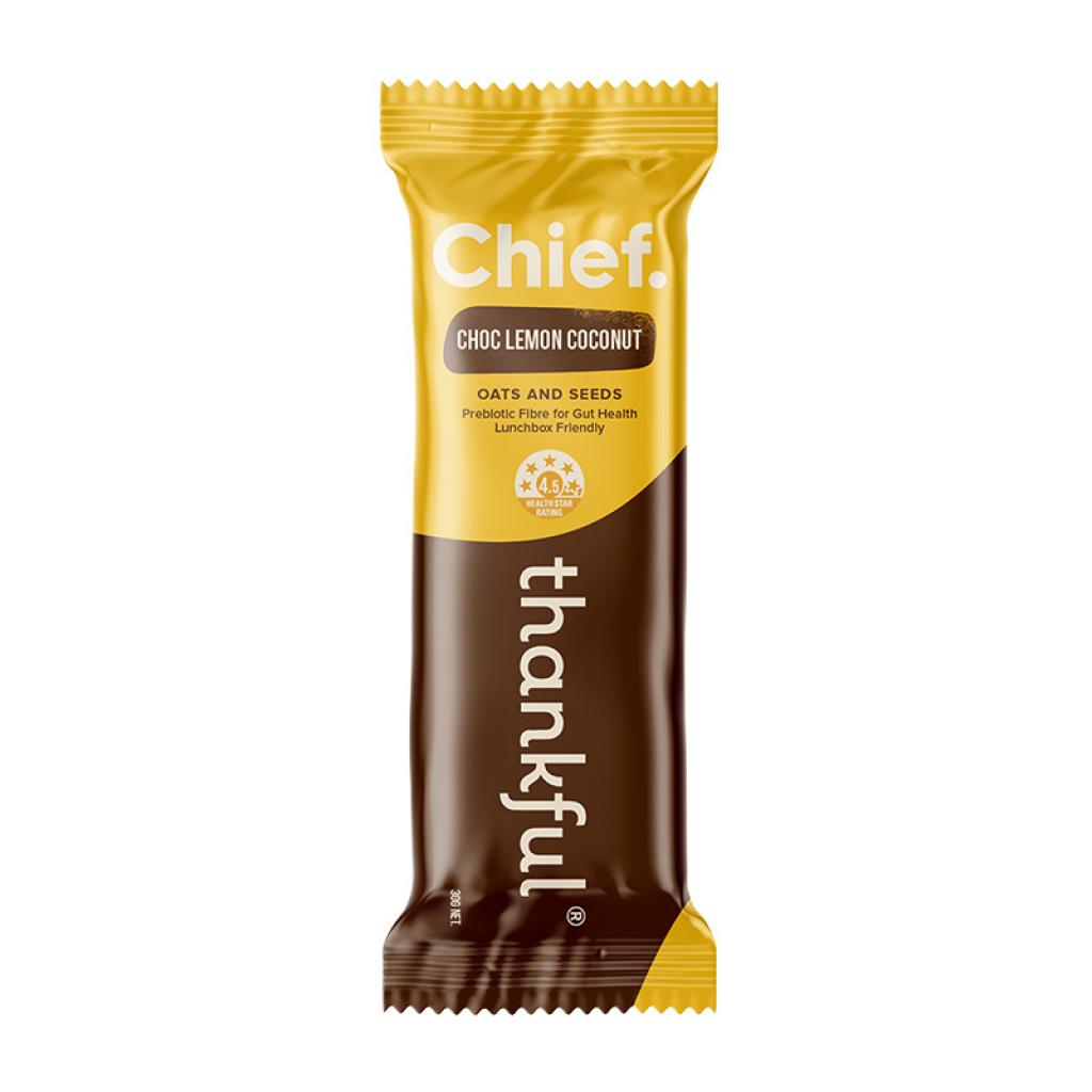 Chief Nutrition - Thankful Bar - Choc Lemon Coconut 30g