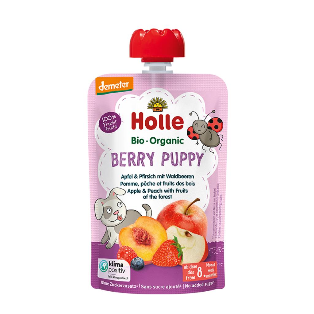 Holle - Organic Berry Puppy - Apple & Peach with Fruits of the Forest 100g