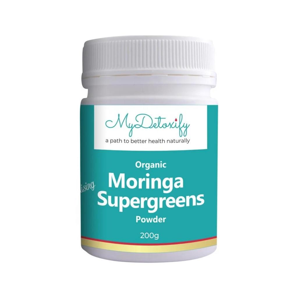 MyDetoxify - Organic Moringa Alkalising Supergreens Powder 200g