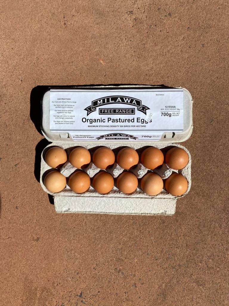 Milawa Free Range - Free Range Eggs 700g