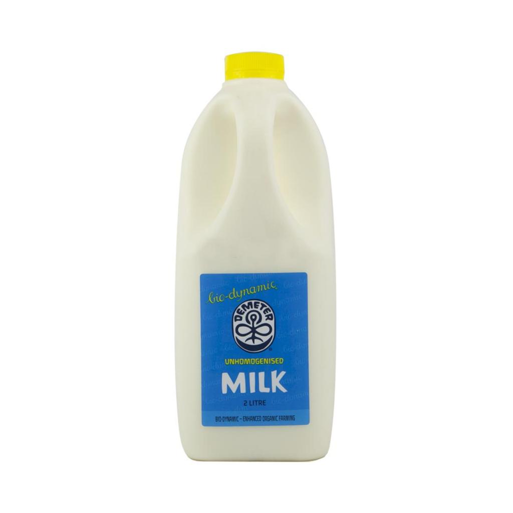 Demeter - Unhomogenised Milk 2lt