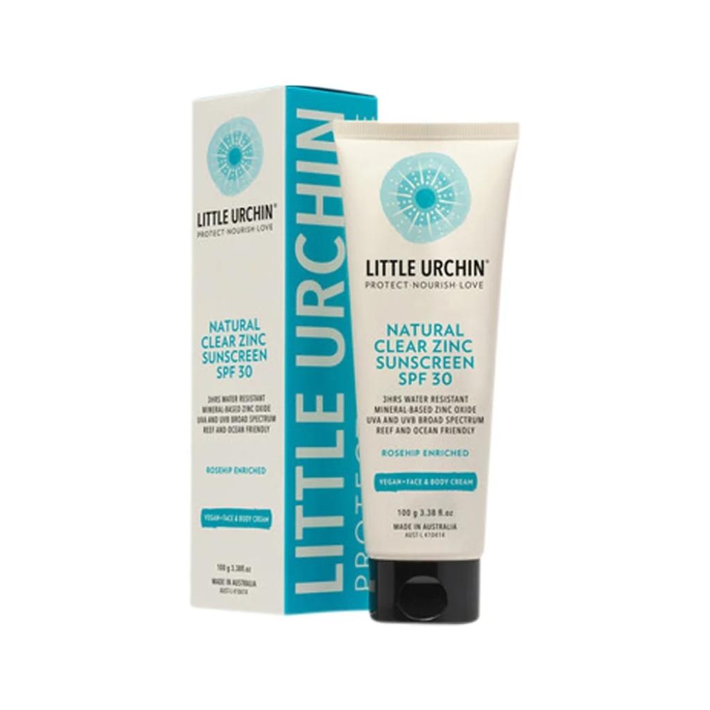 Little Urchin - Natural Sunscreen Clear Zinc SPF 30 100g