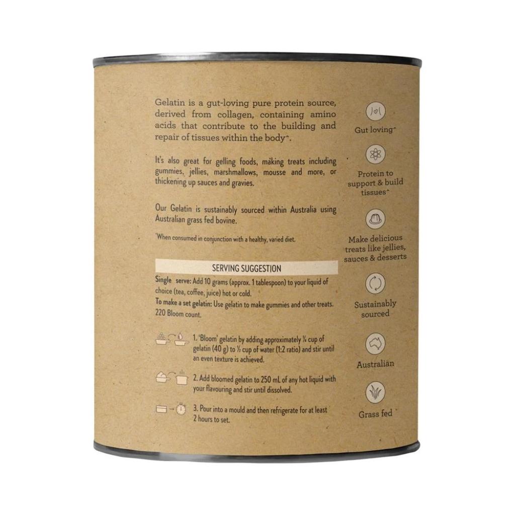Nutra Organics - Australian Gelatin Unflavoured 300g