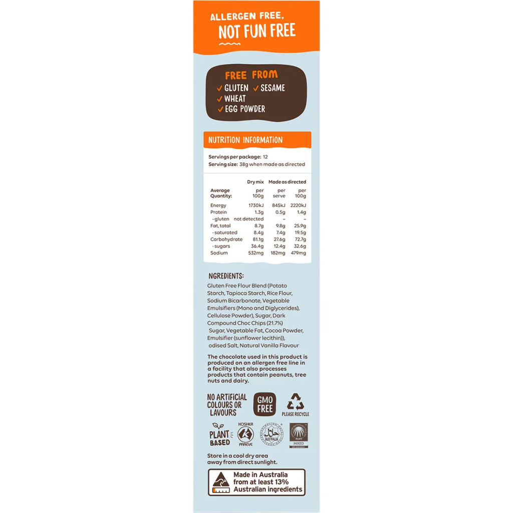 Well & Good - Chocolate Chip Cookie Mix 400g