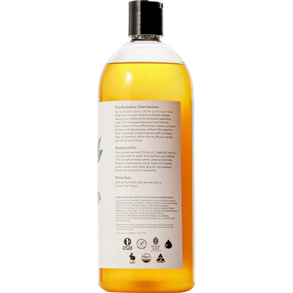 Koala Eco - Dish Soap Refill Lemon Myrtle & Mandarin 1lt