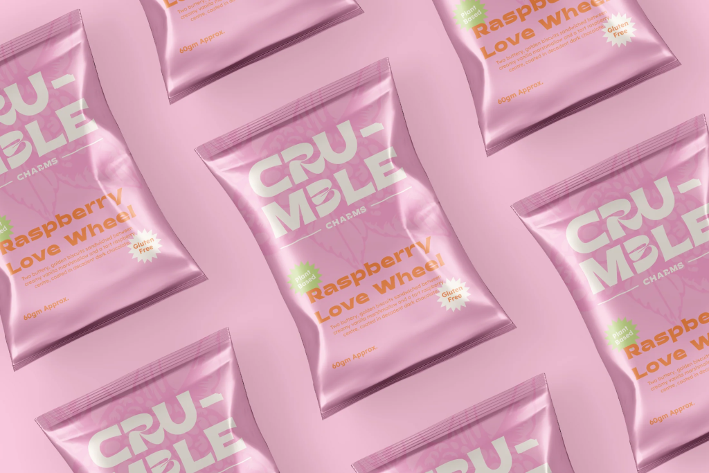 Crumble Charms - Raspberry Love Wheel 60g