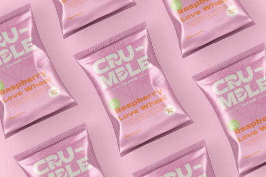 Crumble Charms - Raspberry Love Wheel 60g