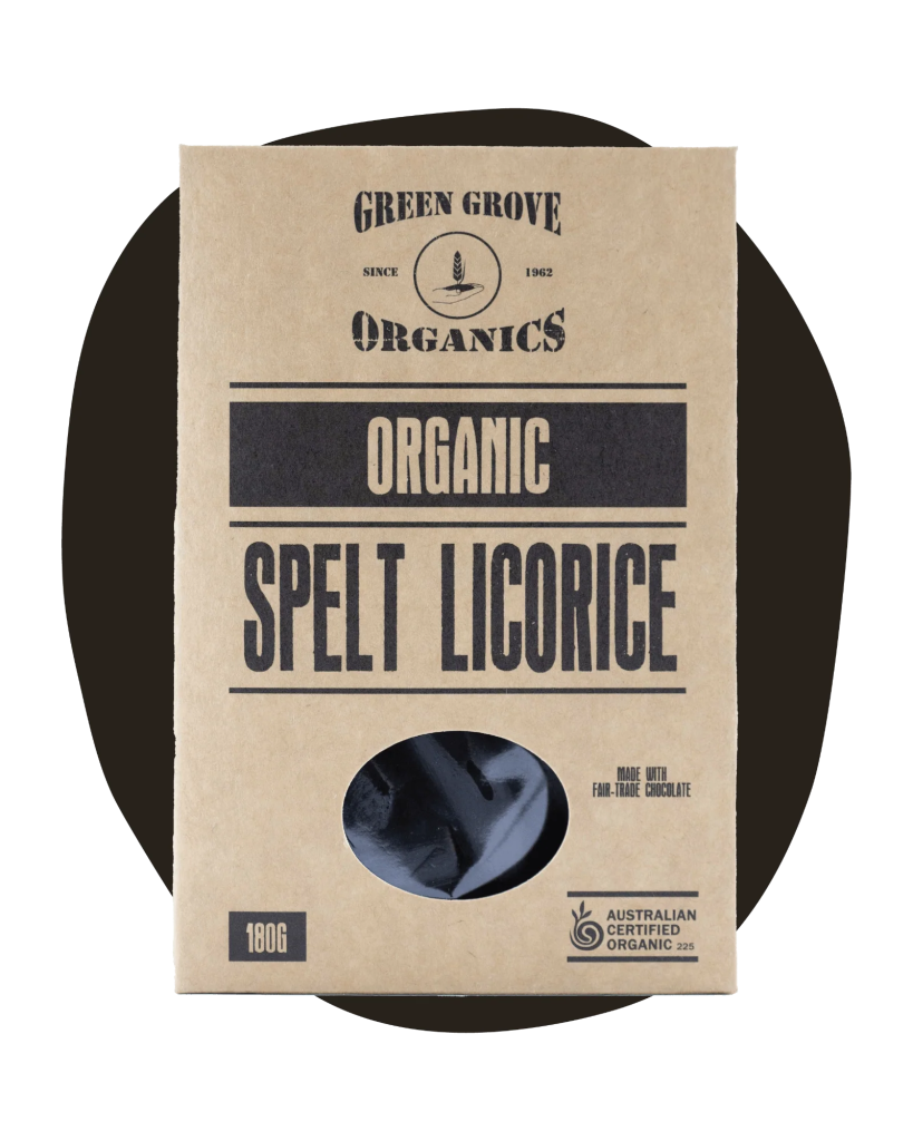 Junee - Organic Spelt Licorice 180g