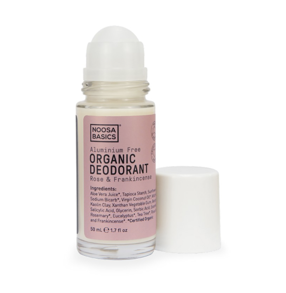 Noosa Basics - Rose & Frankincense Roll on Deodorant 50ml
