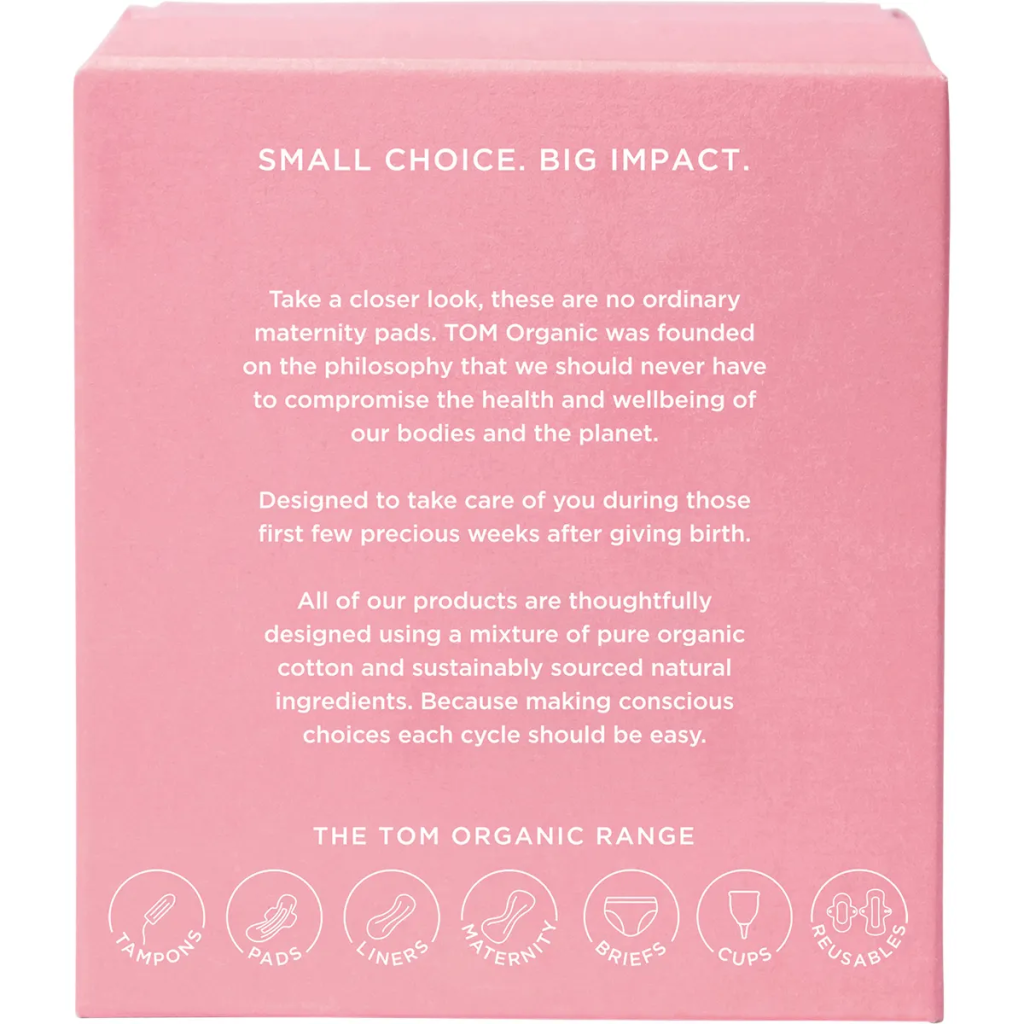 TOM Organic - Maternity Pads Wingless 8pk