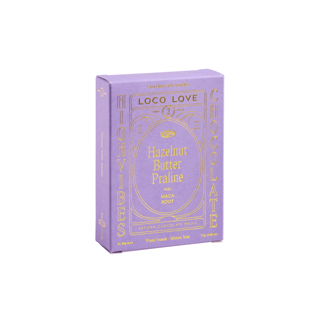Loco Love - Hazelnut Praline Twin Pack 70g