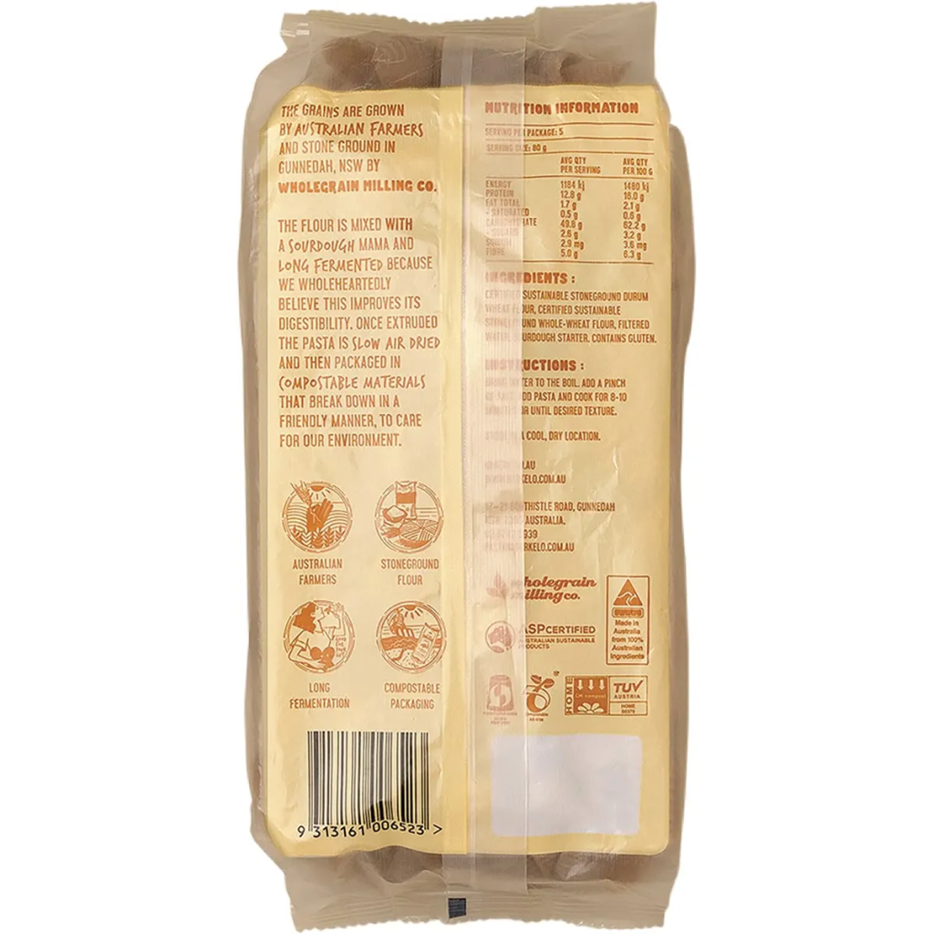 Berkelo - Sourdough Pasta Wholewheat Penne 400g