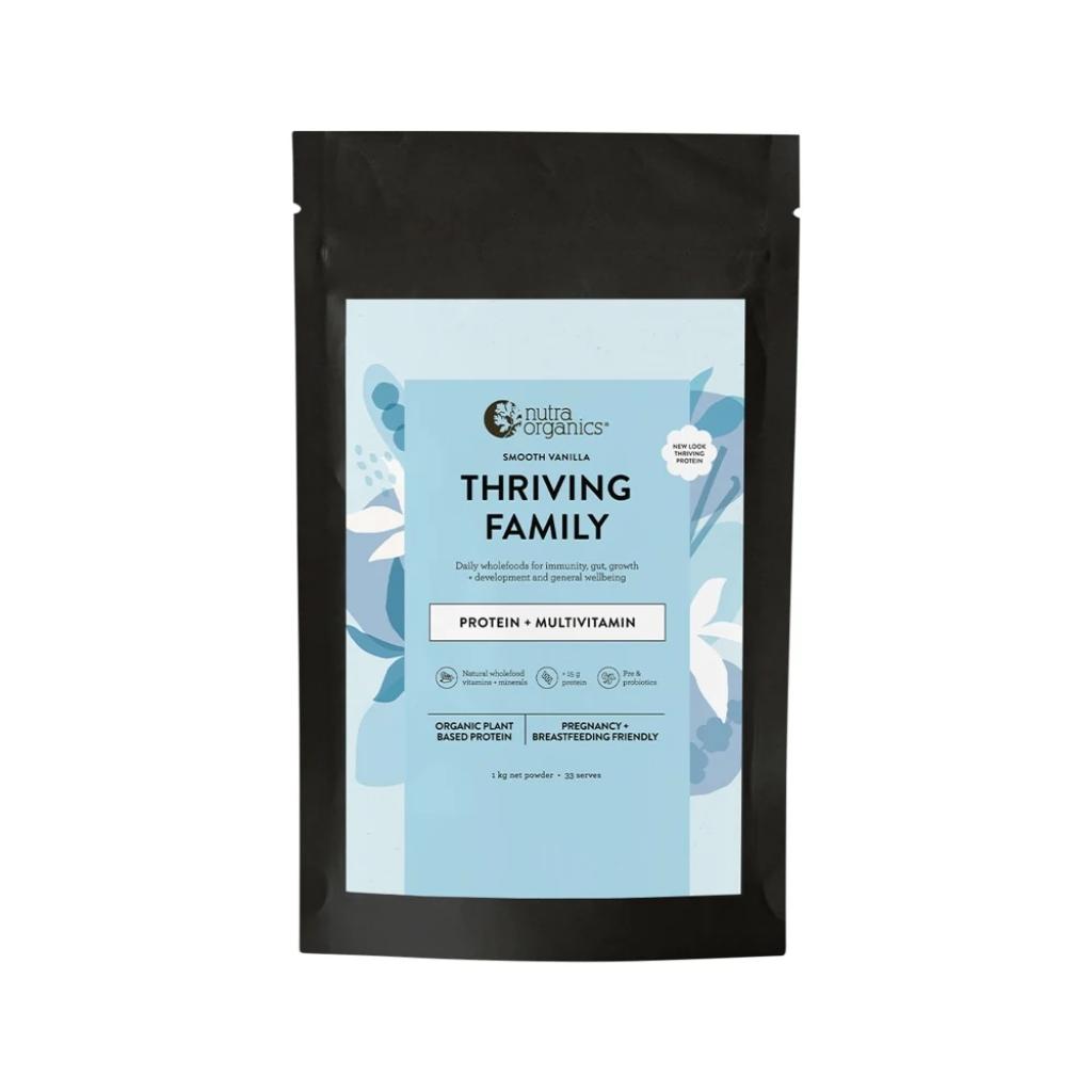 Nutra Organics - Thriving Family Protein Smooth Vanilla 1kg