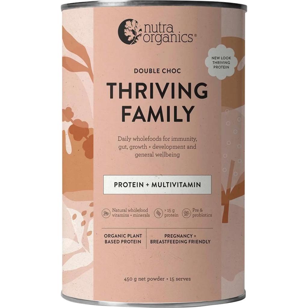 Nutra Organics - Thriving Protein Double Choc 450g