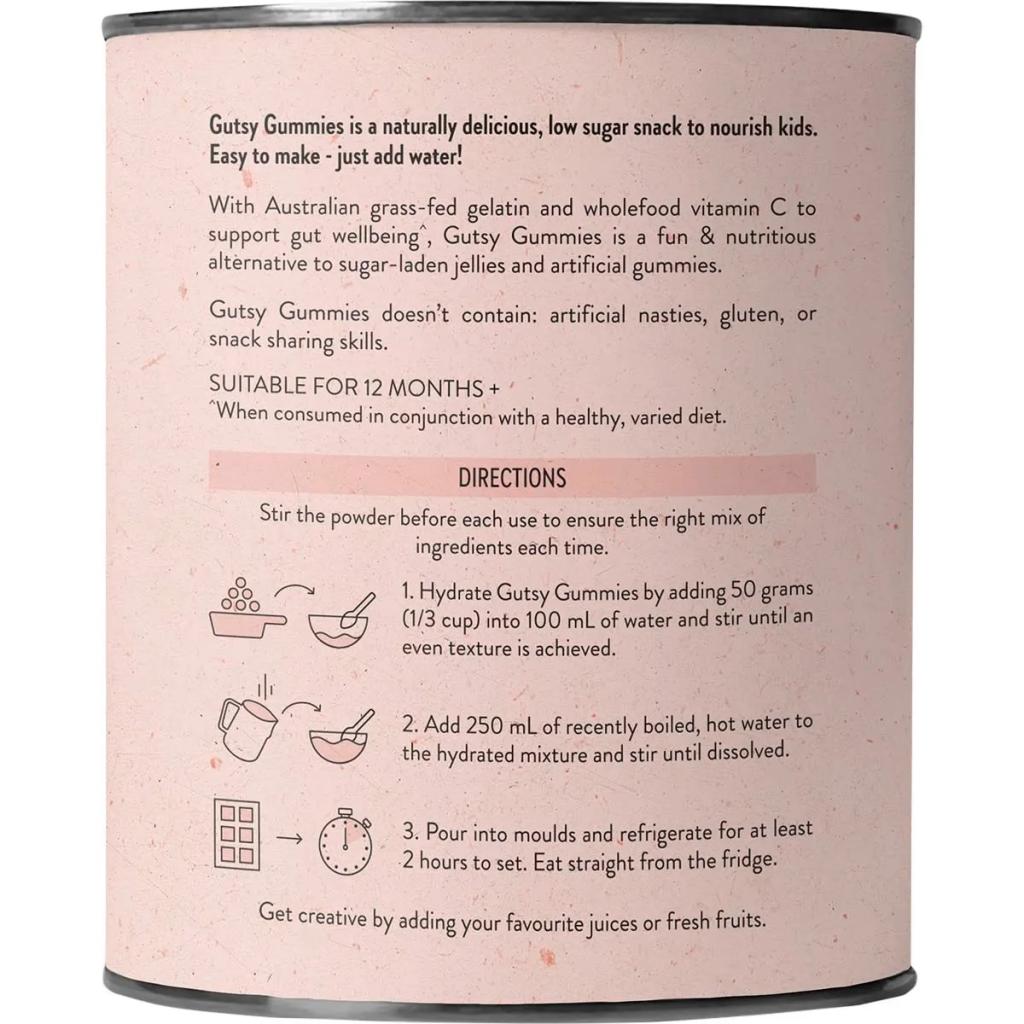 Nutra Organics - Gutsy Gummies Strawberry 300g