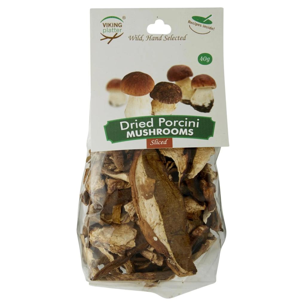 Viking Platter - Dried Porcini Mushrooms Sliced 30g