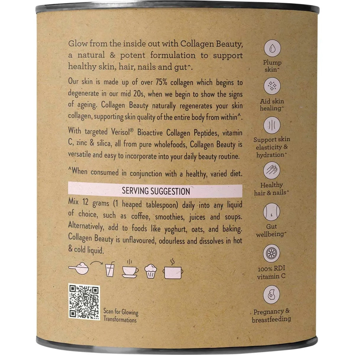 Nutra Organics - Collagen Beauty 225g