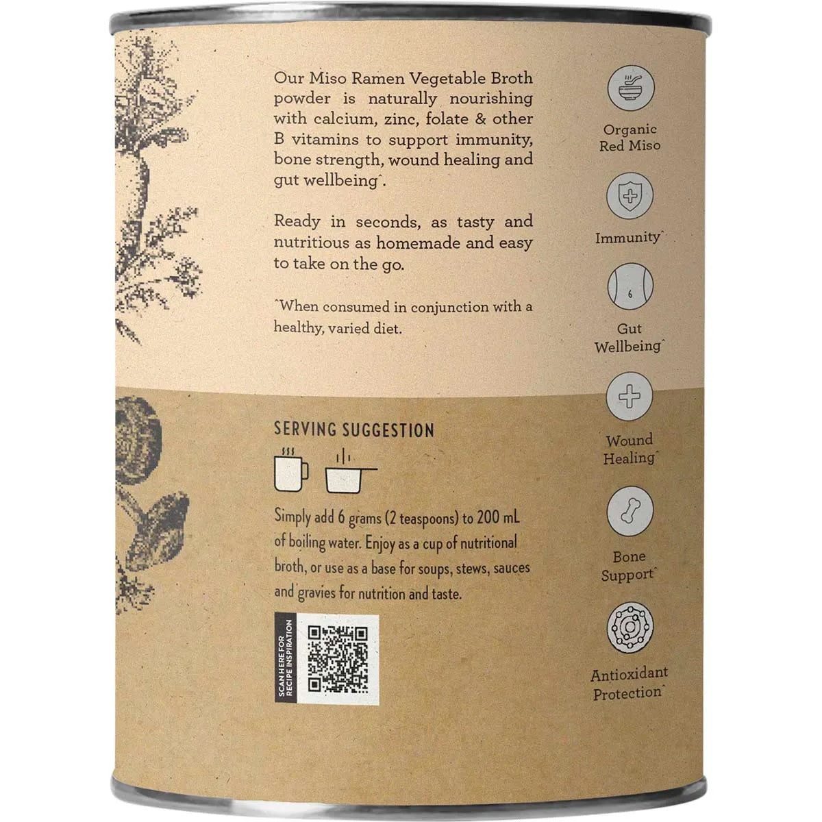 Nutra Organics - Vegetable Broth Miso Ramen 125g