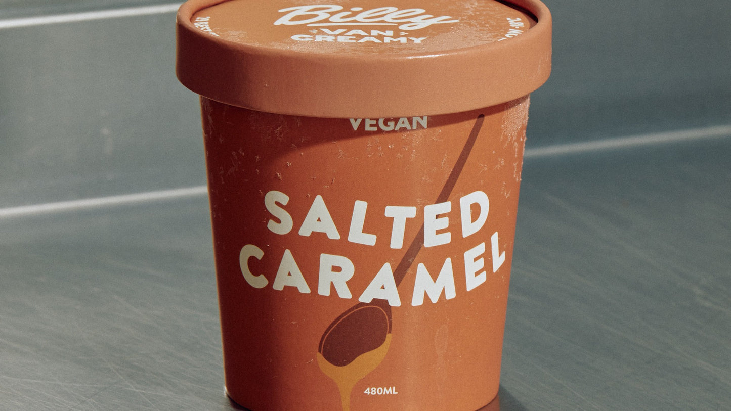 Billy Van Creamy - Vegan Salted Caramel Ice Cream 480ml