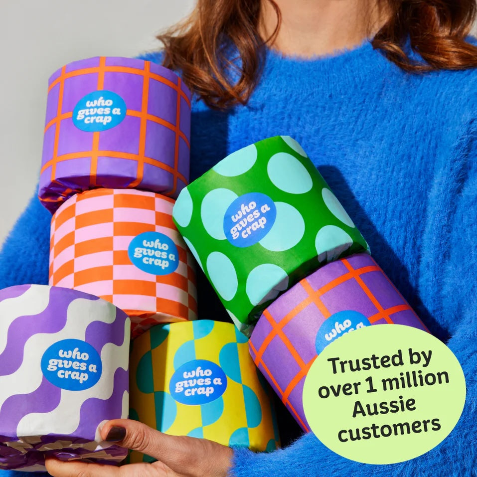 Who Gives A Crap - 100% Recycled Toilet Paper 24pk