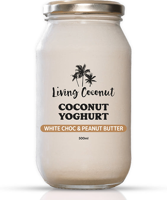 Living Coconut - Living Coconut Yoghurt White Choc Peanut 500ml