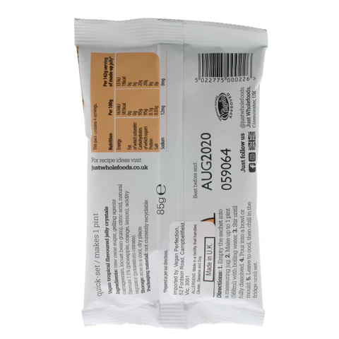 Just Wholefoods - Vegan Tropical Jelly 85g