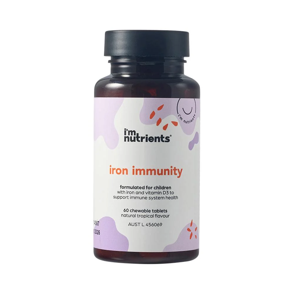 I'm Nutrients - Iron Immunity Chewable (Tropical) 60t