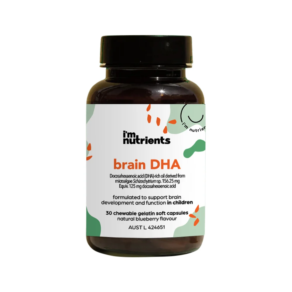 I'm Nutrients - Brain DHA Chewable (Blueberry) 60c