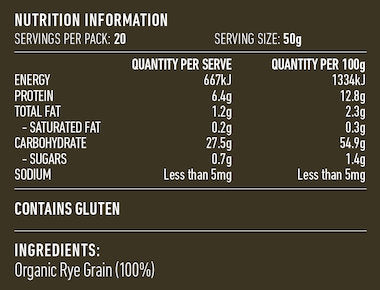 Lotus - Rye Flour 1kg