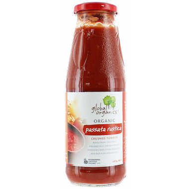 Global Organics - Tomato Passata (Crushed) Rustica 680g