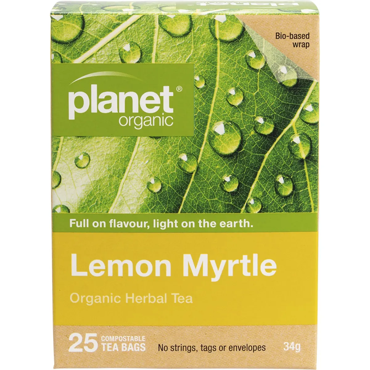 Planet Organic - Lemon Myrtle Herbal Tea Bags 25pk