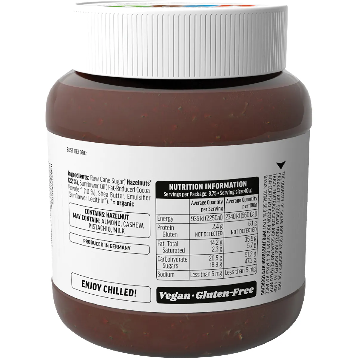 Vego - Hazelnut Chocolate Spread Crunchy 350g