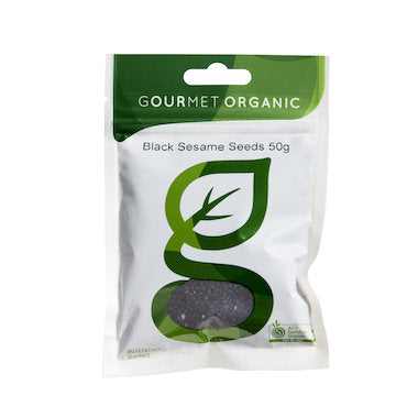 Gourmet Organic - Black Sesame Seeds 50g
