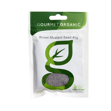 Gourmet Organic - Mustard Seed Brown Organic 40g