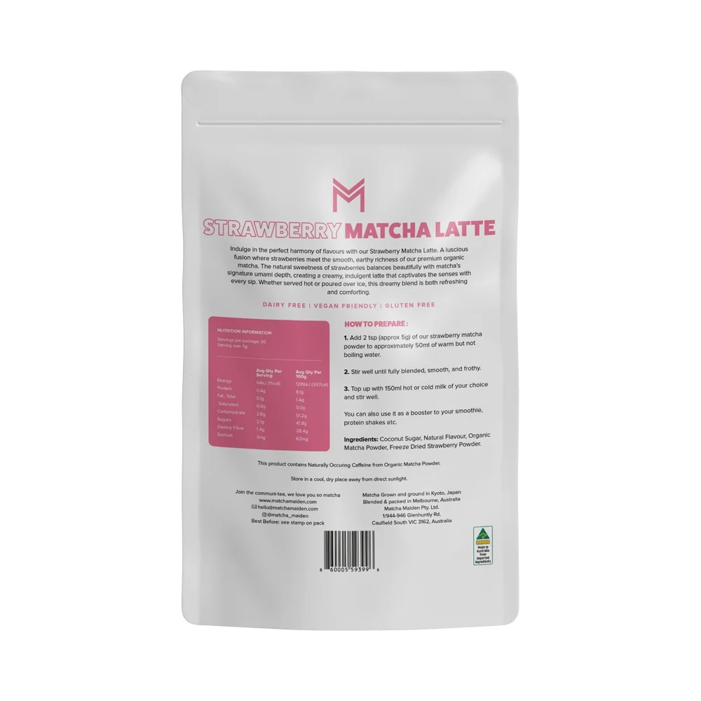 Matcha Maiden - Strawberry Matcha Latte 150g