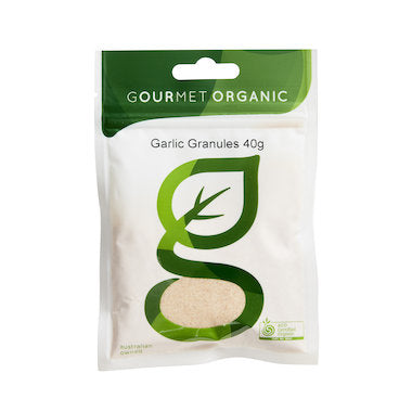 Gourmet Organic Herb - Garlic Granules 40g