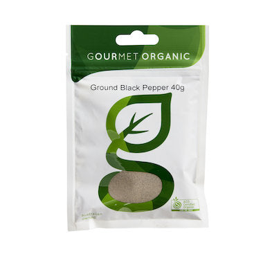Gourmet Organic Herb - Ground Black Pepper 40g