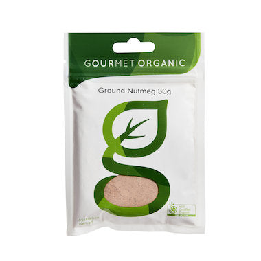 Gourmet Organic Herb - Ground Nutmeg 30g
