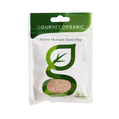 Gourmet Organic Herb - Yellow Mustard Seed 40g