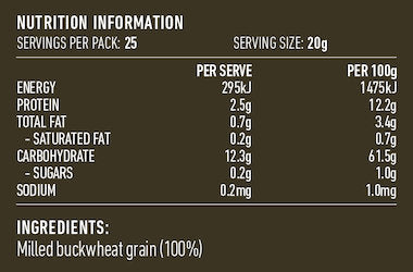 Lotus - Buckwheat Flour 500g