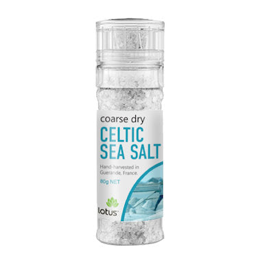 Lotus - Coarse Dry Celtic Sea Salt Grinder 80g