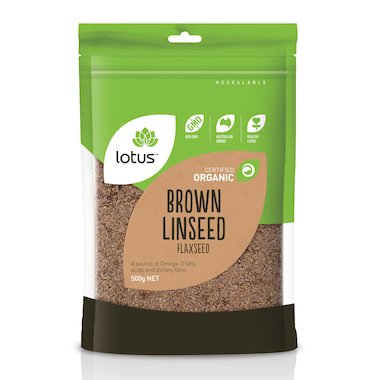 Lotus - Organic Brown Linseed Flaxseed 500g