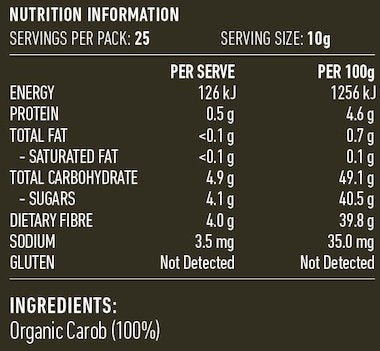 Lotus - Organic Carob Powder 250g