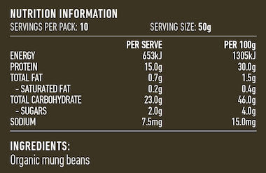 Lotus - Organic Mung Beans 500g