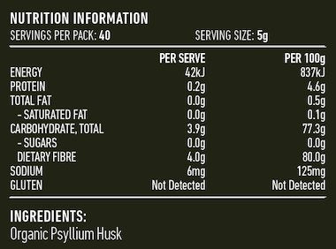 Lotus - Organic Psyllium Husk 200g