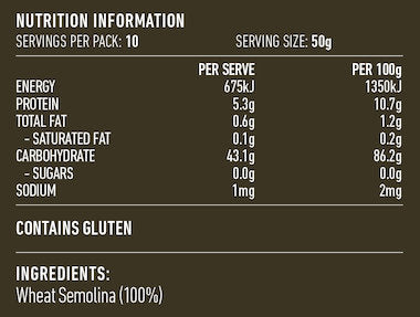 Lotus - Semolina Coarse 500g