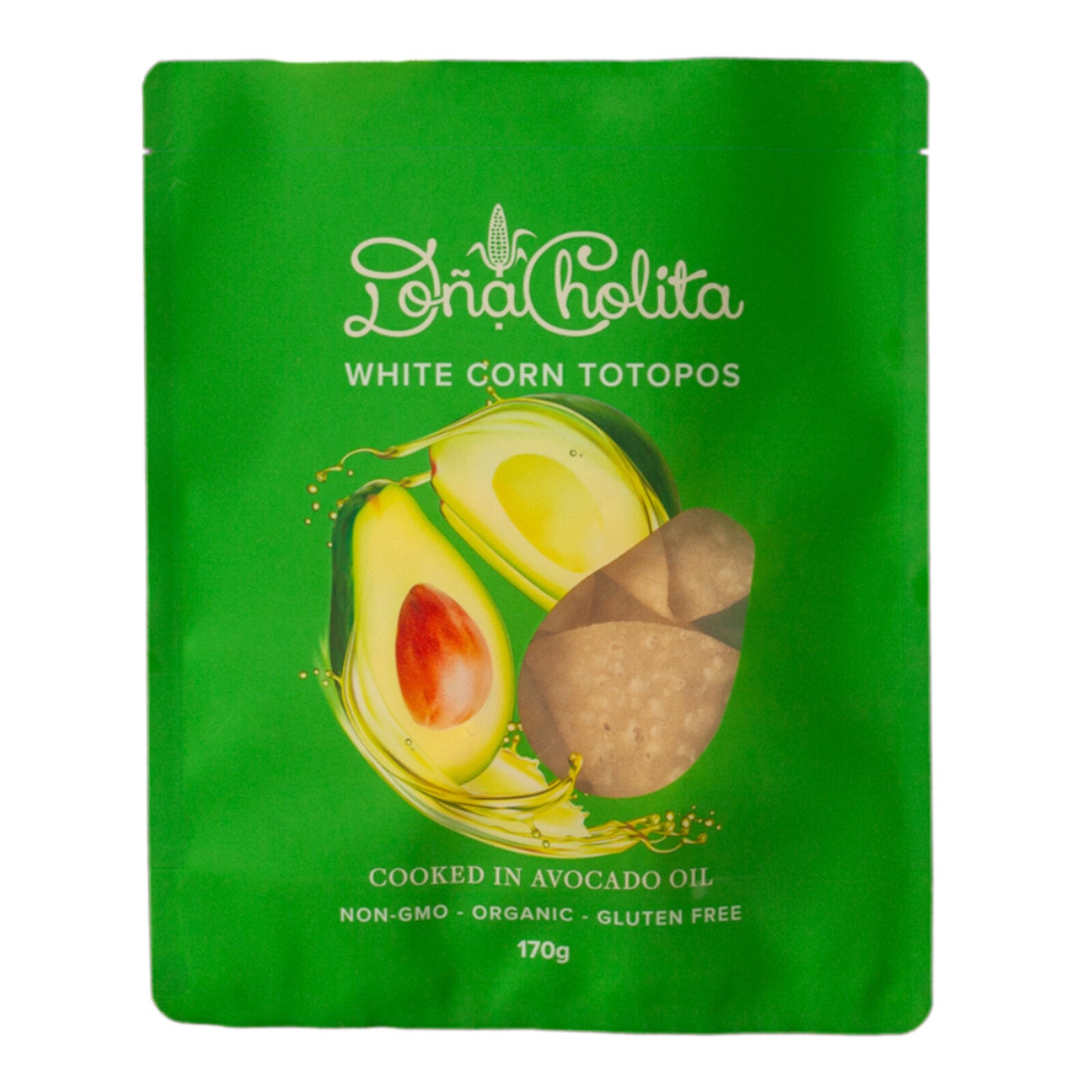 Dona Cholita - Avocado Oil, White Corn Totopos 170g