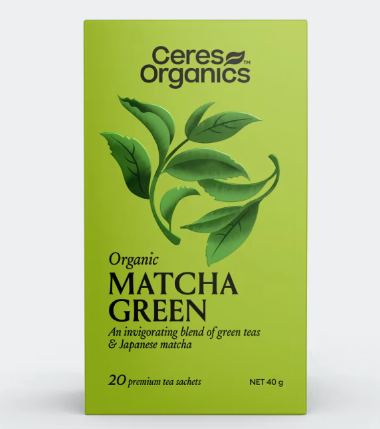 Ceres Organics - Organic Matcha Green Tea 20TB 24g